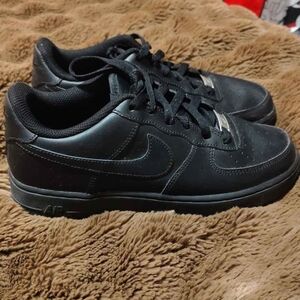 Nike Black Leather Sneakers